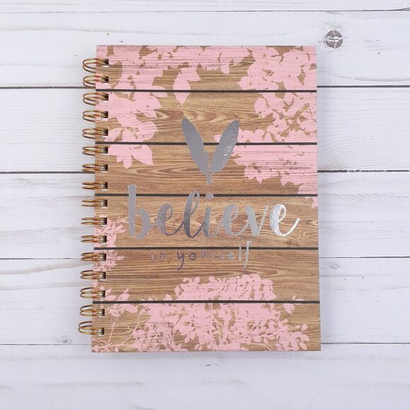 Journal Notepad Notebook  Believe in Yourself Lined Sheets 6.25x8.5 inch - Picture 1 of 3